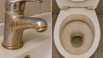 Ni vinagre ni bicarbonato: la mejor forma de sacar el sarro de las canillas y el inodoro