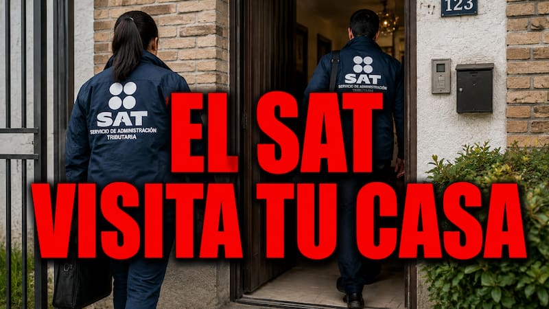 Es oficial. El SAT visitará ciudad por ciudad con cámaras especiales y abogados para verificar el cumplimiento de las obligaciones fiscales. (Representación creada con IA)