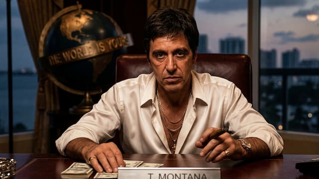 Tony Montana, mafioso protagonista de Scarface: “Siempre digo la verdad, aun cuando miento”