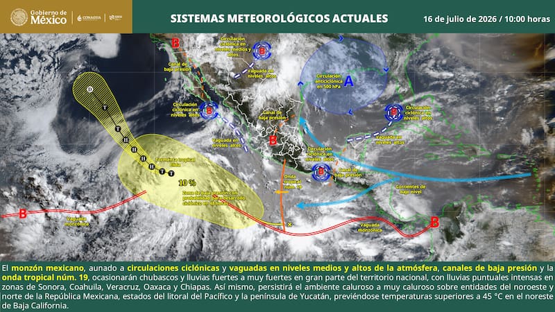 Se aproxima el diluvio del año con 72 horas de lluvias intensas, ráfagas de viento, y tormenta de granizo.