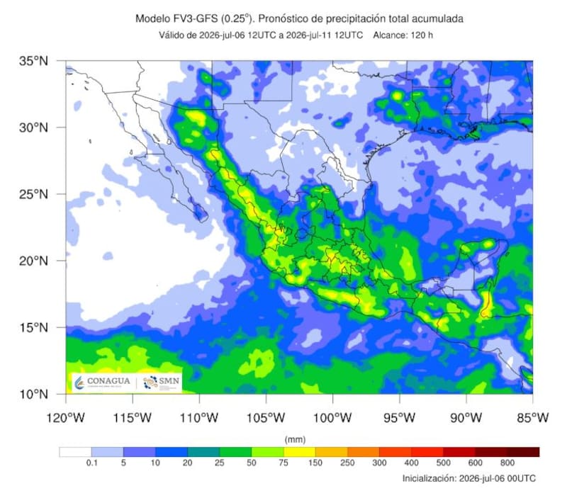 Se aproxima el diluvio del año con más de 90 horas de tormentas con granizo y fuertes lluvias con ráfagas de viento.