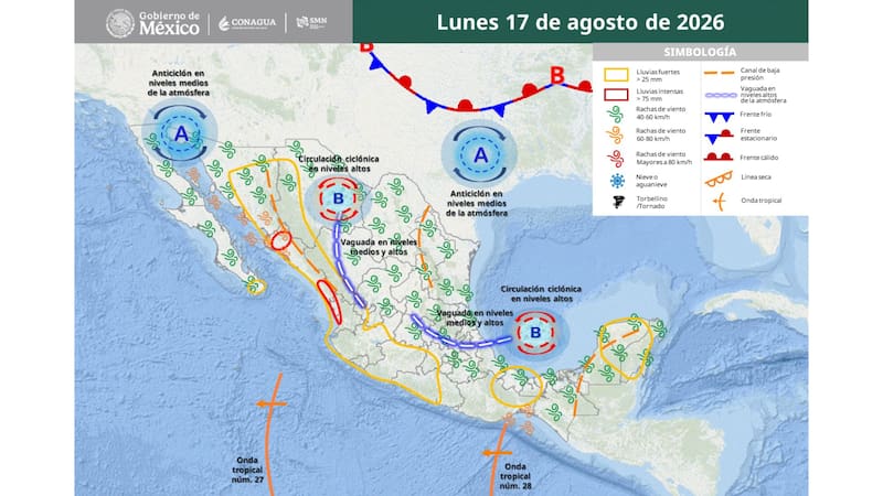 Se aproxima el diluvio del año que durará 72 horas: lluvias fuertes, caída de granizo y vientos de hasta 70 km/h