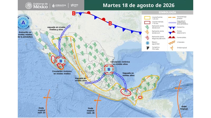 Se aproxima el diluvio del año que durará 96 horas seguidas: lluvias fuertes, caída de granizo y vientos de hasta 70 km/h