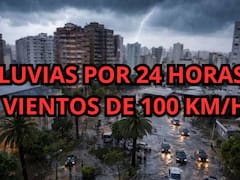 Se viene la tormenta del año con vientos de 100 km/h provocados por una onda fría y granizo por 24 horas: a qué zonas afectará