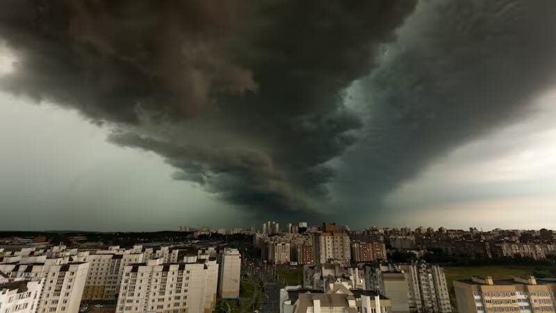El Servicio Meteorológico Nacional emitió una alerta amarilla por tormentas.