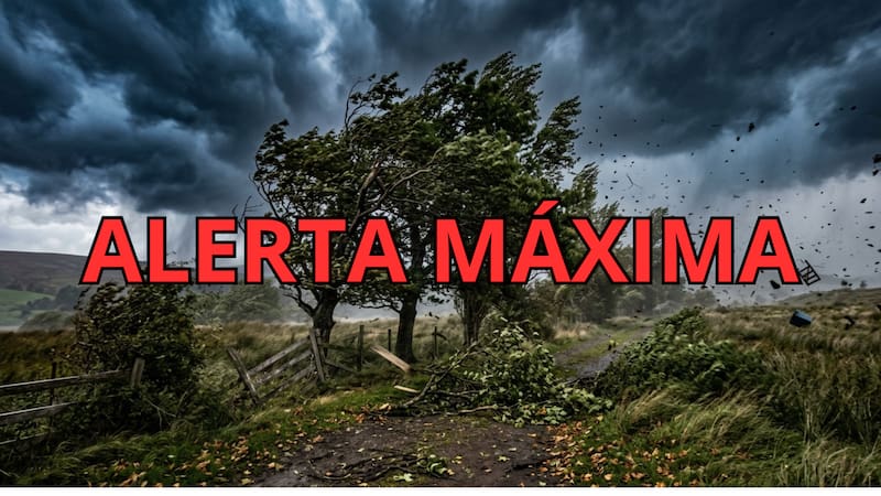 Se aproxima un diluvio de viento histórico este jueves.