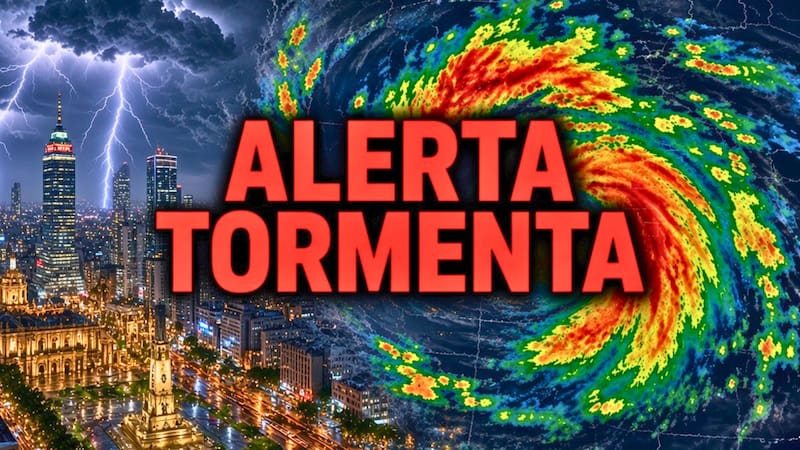 Se aproxima un diluvio histórico este lunes 24: tormentas intensas, calor y ráfagas de viento de hasta 70 km/h