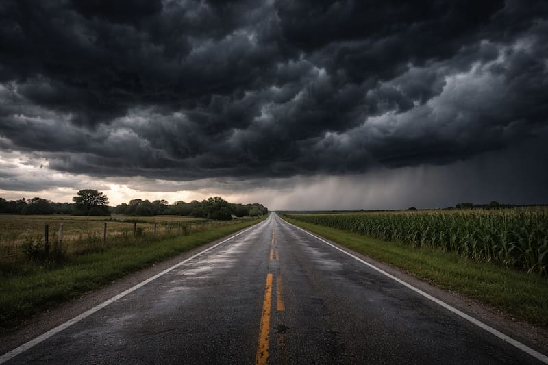 Se aproxima un fuerte temporal.