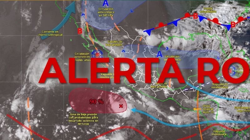 Se aproxima un viento histórico que atacará en todas las direcciones: provocará 48 horas lluvias intensas, inestabilidad y caída de granizo.