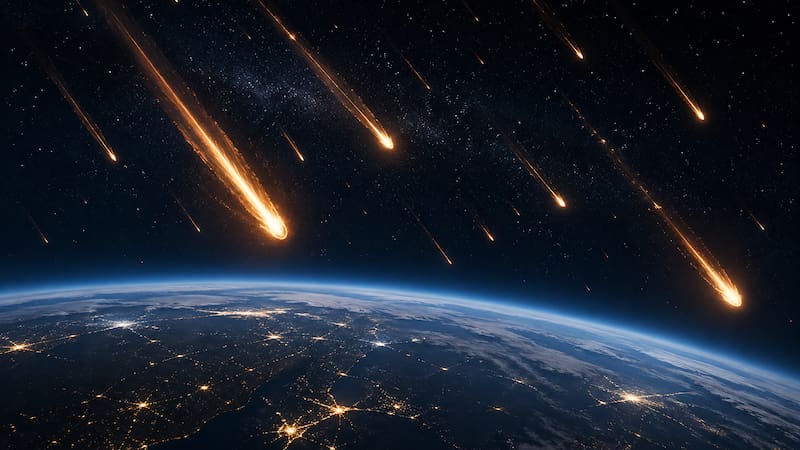 Lluvia de meteoros en 2026