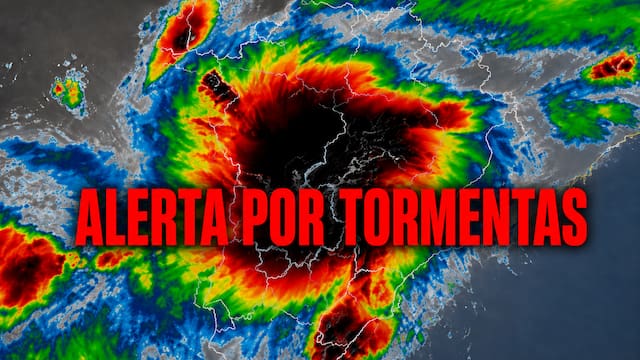 Se aproxima una tormenta negra que dejará fuertes lluvias y vientos huracanados para este martes 25 de agosto