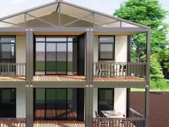 Se despide el alquiler: venden viviendas prefabricadas de dos pisos, hechas de acero y listas para habitar a menos de 14.000 euros