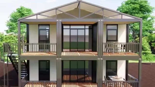 Se despide el alquiler: venden viviendas prefabricadas de dos pisos, hechas de acero y listas para habitar a menos de 14.000 euros