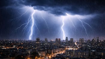 Se rompe el cielo y llega una fuerte tormenta que traerá un frente helado durante cinco días: a qué zonas afecta