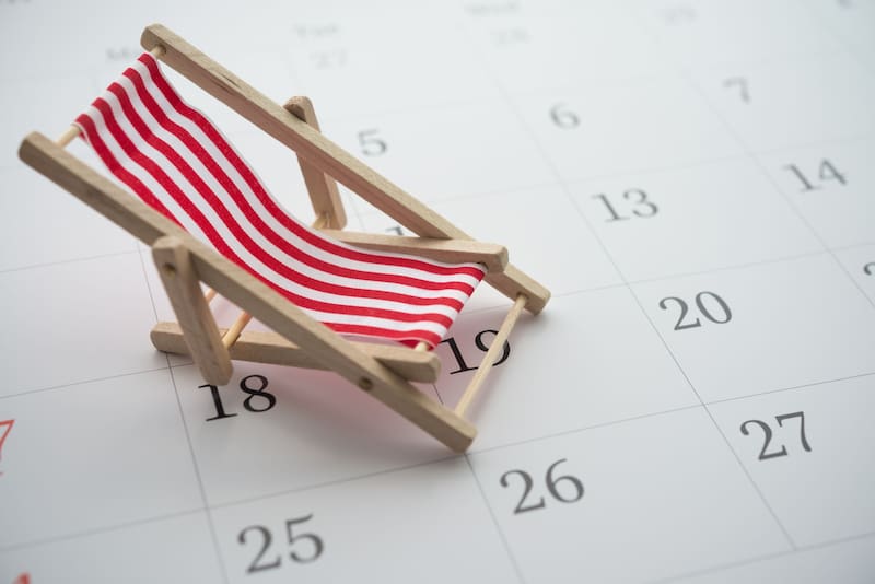 Diciembre ofrecerá otra oportunidad para disfrutar de varios días consecutivos de descanso.