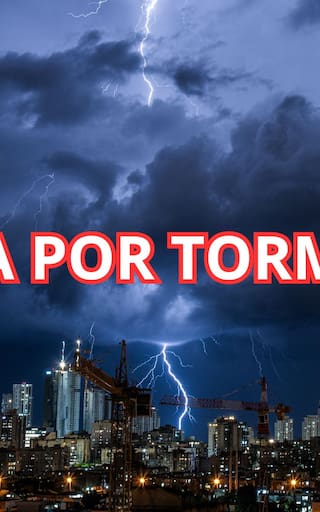 Se viene un diluvio histórico de 48 horas: las nubes cubrirán el cielo con lluvias intensas, tormentas y vientos huracanados