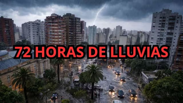 Se viene el diluvio del año que durará más de 72 horas y provocará caída de granizo: qué zonas están afectadas en Asturias