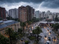 Se viene el diluvio del año que traerá lluvias, granizo y fuertes ráfagas de viento durante toda la semana