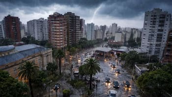 Se viene el diluvio del año que traerá lluvias, granizo y fuertes ráfagas de viento durante toda la semana
