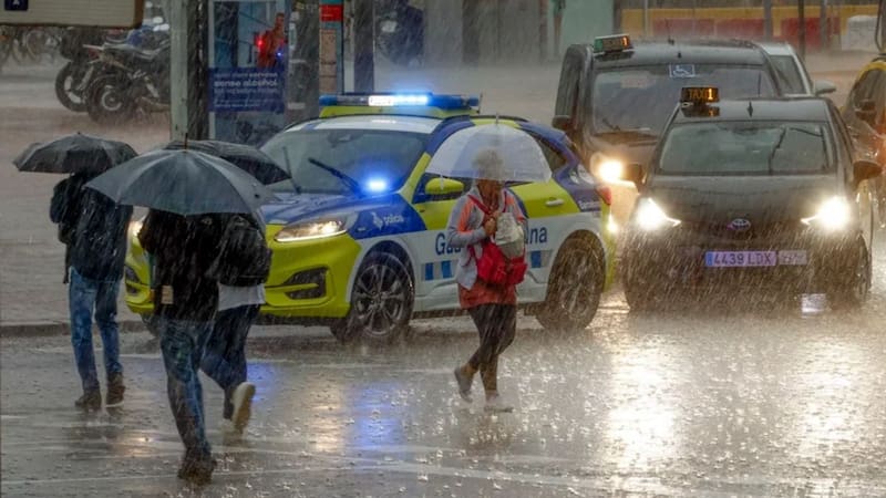 Se viene el tormentón de agosto con 48 horas seguidas de lluvias y ráfagas de viento de 70 kilómetros por hora