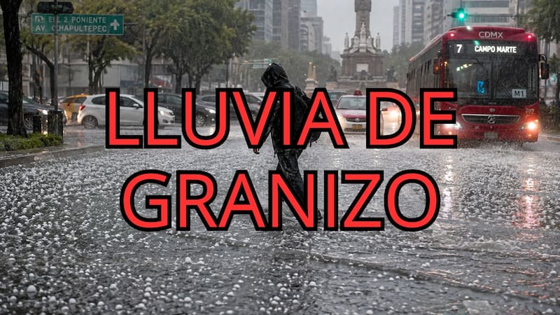 Se viene la lluvia de granizo del siglo: 76 horas seguidas de tormentas y vientos de 70 km/h