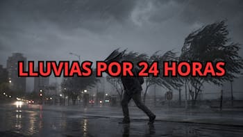 Se viene la tormenta del año con 24 horas seguidas de lluvias intensas y fuertes vientos de casi 100km/h: cuáles son las zonas más afectadas
