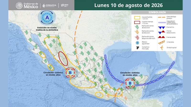 Se viene un diluvio histórico que traerá lluvias fuertes y caída de granizo por 48 horas: las zonas afectadas