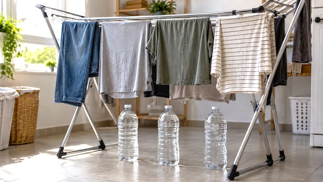 Secar la ropa mojada con una botella de plástico y agua: por qué funciona y cómo hacerlo correctamente