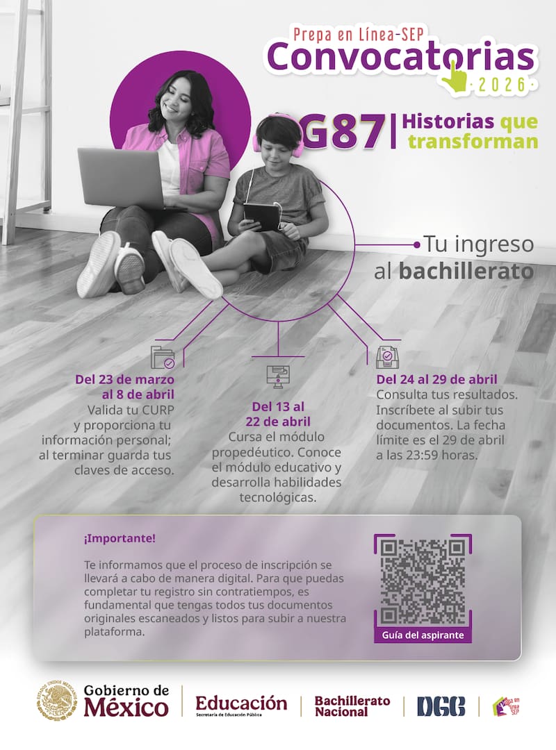 Ahora podrás terminar la prepa gratis