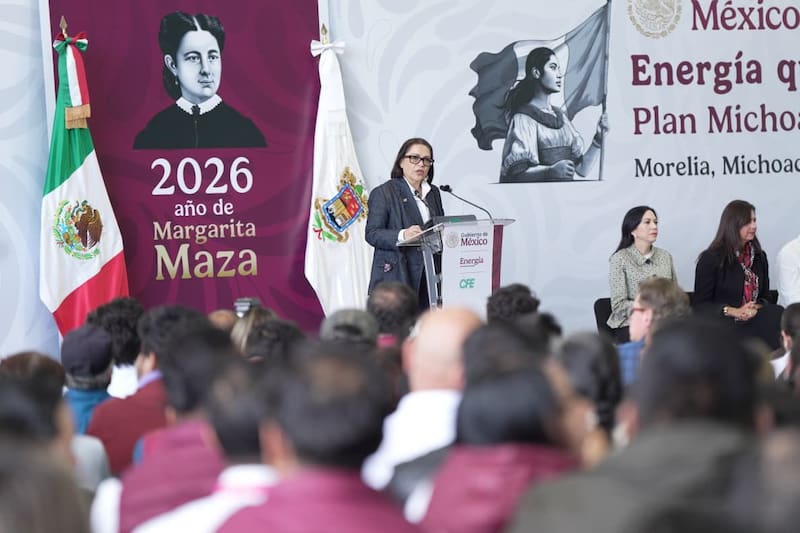 Firma del Convenio “Energía que Transforma” signado por el gobernador de Michoacán, Alfredo Ramírez Bedolla y la directora general de la Comisión Federal de Electricidad, Emilia Esther Calleja Alor.