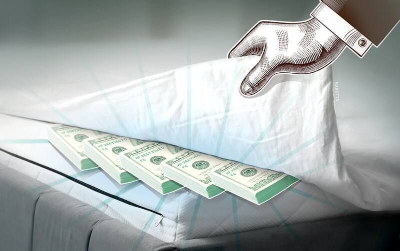 Según cifras oficiales, hay más de u$s 170.000 millones debajo de los colchones