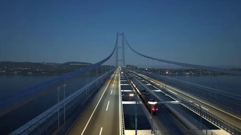 Según las estimaciones oficiales, una vez completado entre 2032 y 2033, el puente tendrá una capacidad máxima de hasta 6.000 vehículos por hora y 200 trenes al día. (Webuildgroup)