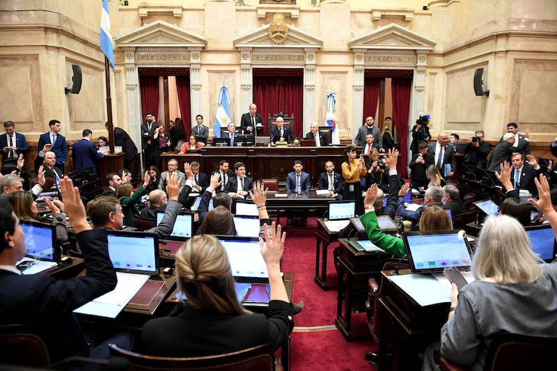 Sesin ordinaria del Senado de la Nacin, el 6 de Agosto del 2026, en Buenos Aires; Argentina.-
Foto: Mario Mosca / Comunicacin Institucional Senado.-