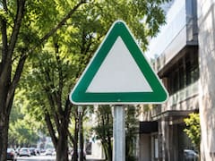 Qué significa la señal de un triángulo blanco con borde verde: qué deben hacer los conductores al verla