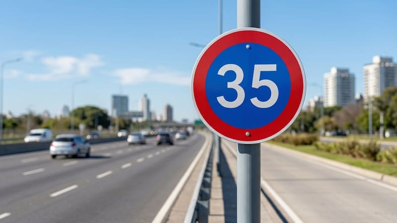 Límite de Velocidad Mínima.