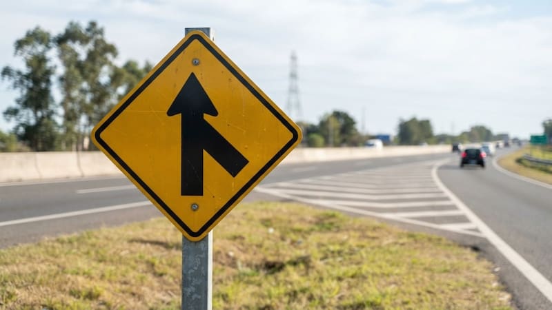 Qué significa la señal de tránsito con una flecha vertical orientada hacia arriba y un brazo lateral de menor espesor: por qué conocerla puede evitar tragedias