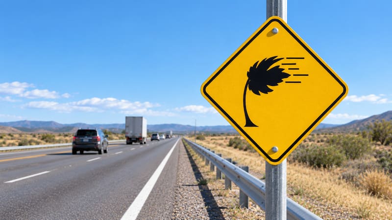 Qué significa la señal de tránsito con una palmera inclinada hacia un lado con fondo amarillo: por qué es importante reconocerla.