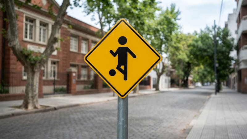 Qué significa la señal de tránsito de una figura humana y un círculo al lado: qué debe hacer el conductor al verla