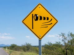 Qué significa la señal del auto inclinado con líneas de viento y por qué hay que respetarla esta semana en México