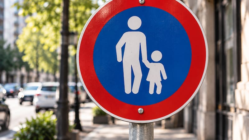 La señalización vial incluye una serie de símbolos destinados a ordenar el tránsito y delimitar los espacios de circulación.