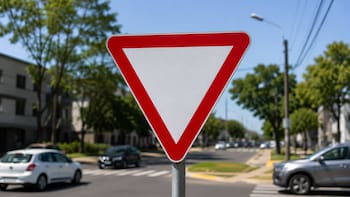 Qué significa la señal de tránsito con forma de triángulo invertido y por qué es importante prestarle atención