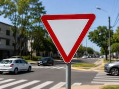 Qué significa la señal de tránsito con forma de triángulo invertido y por qué hay que prestarle atención