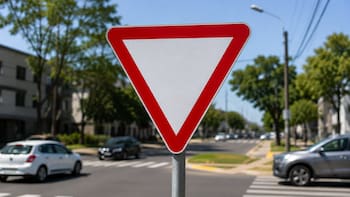 Qué significa la señal de tránsito con forma de triángulo invertido y por qué hay que prestarle atención