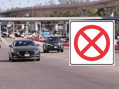 Qué significa la señal de tránsito con borde circular rojo y una cruz en el medio