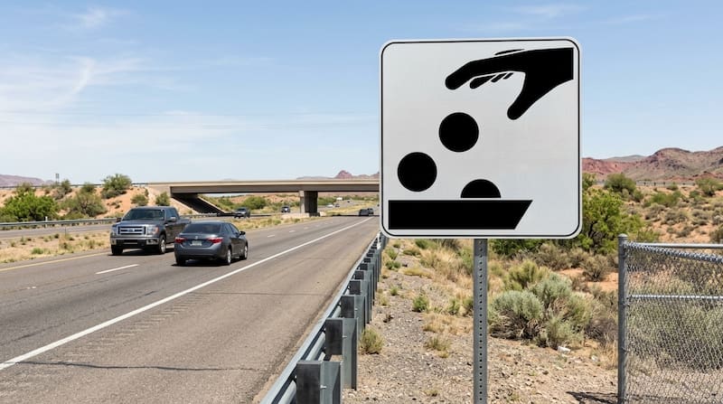 La Administración Federal de Carreteras incluye este símbolo en sus manuales oficiales de señalización.