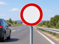 Qué significa la señal de tráfico circular con fondo blanco y por qué incumplirla puede acarrear una multa