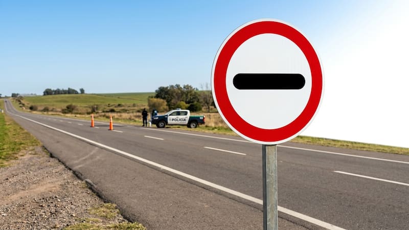 Este tipo de señal suele confundirse con el cartel de “Contramano”. (Foto: Gemini)