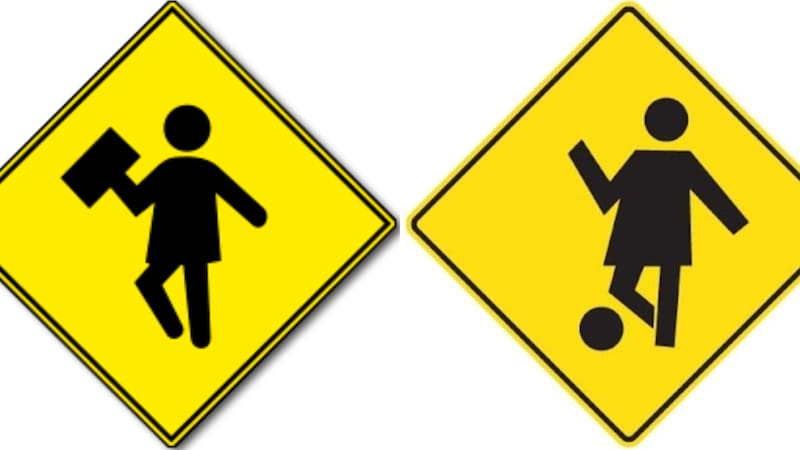Estos carteles preventivos buscan alertar a los conductores sobre la posible presencia de menores por los lugares donde circulan. (Foto: Ley de Tránsito)