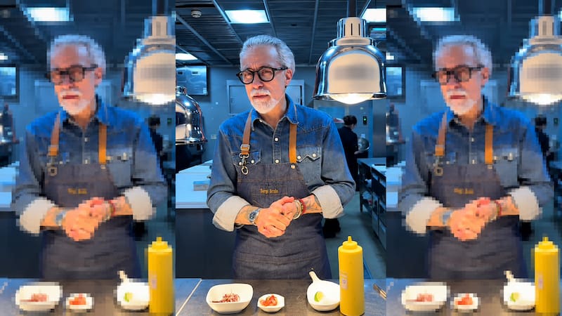 Sergi Arola es un chef español que reside hace siete años en Chile, y alcanzó el reconocimiento de obtener dos estrellas Michelin.