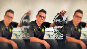 Sergio Llorente, instalador eléctrico: “Tener el ventilador encendido durante 8 horas cuesta apenas 2 céntimos por noche”